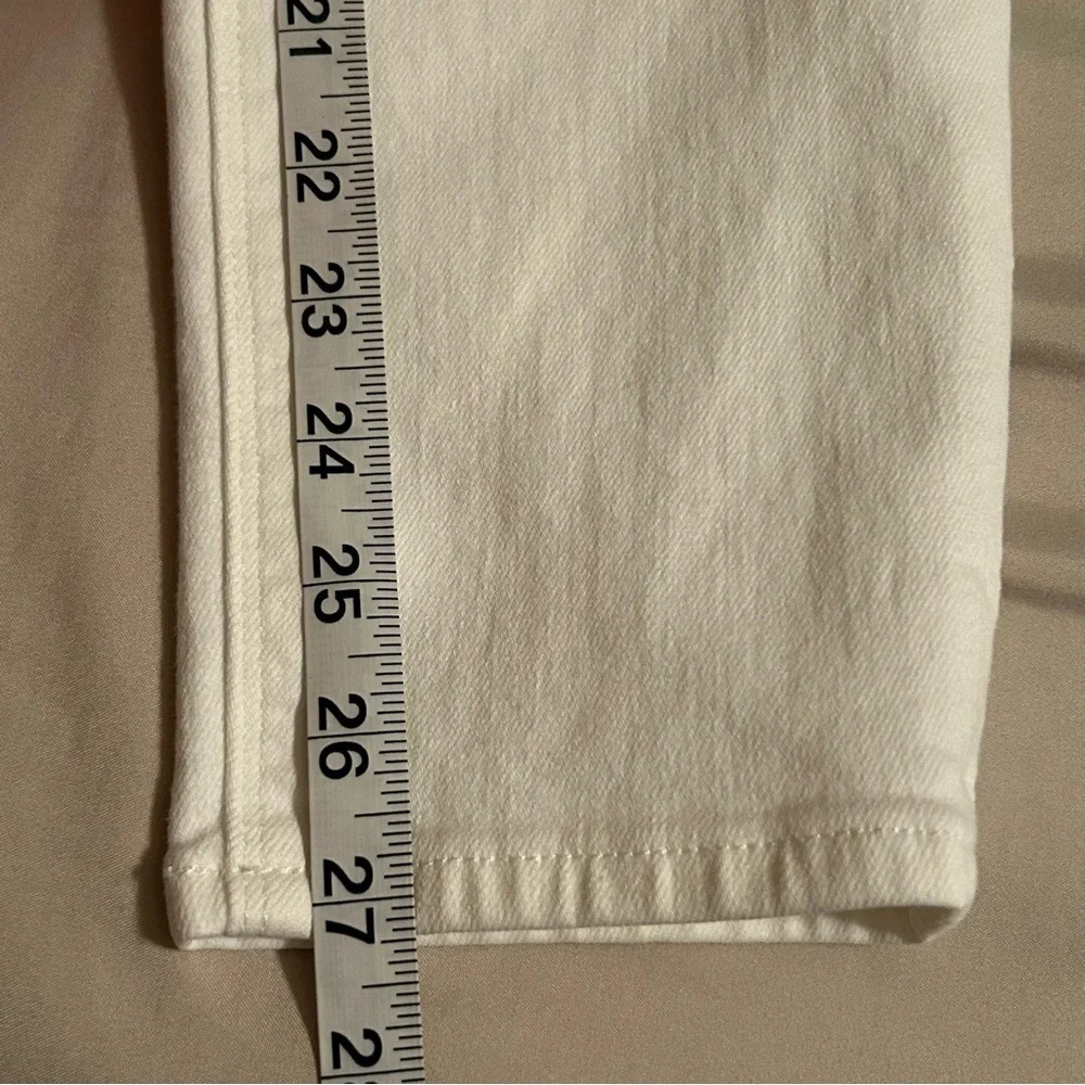 Hudson High Rise Barbara Super Skinny Jeans White Women’s 31 Stretch Comfort - Picture 11 of 13